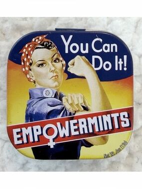 THE UNEMPLOYED PHILOSOPHERS GUILD • “Empowermints” Rosie the Riveter Mini Tin